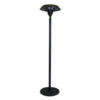 Charles Bentley Electric Floor Standing Patio Heater - Black