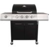 Charles Bentley 5 Burner Premium Gas BBQ Black