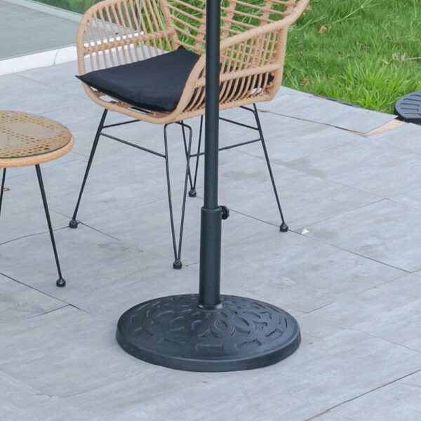 3M Backyard Sunshade Parasol Garden Tilt Umbrella with Crank