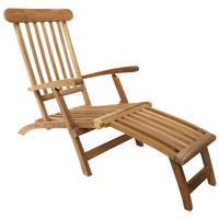 Teak Steamer Chair / Sun Lounger