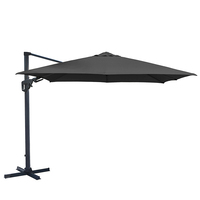 3.5m Premium Cantilever Parasol - Grey