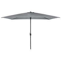 3m x 2m Rectangular Garden Parasol – Grey